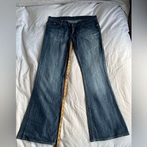 Rock & Republic Low Rise Y2K Inspired Rhinestone Bootcut Jeans 30